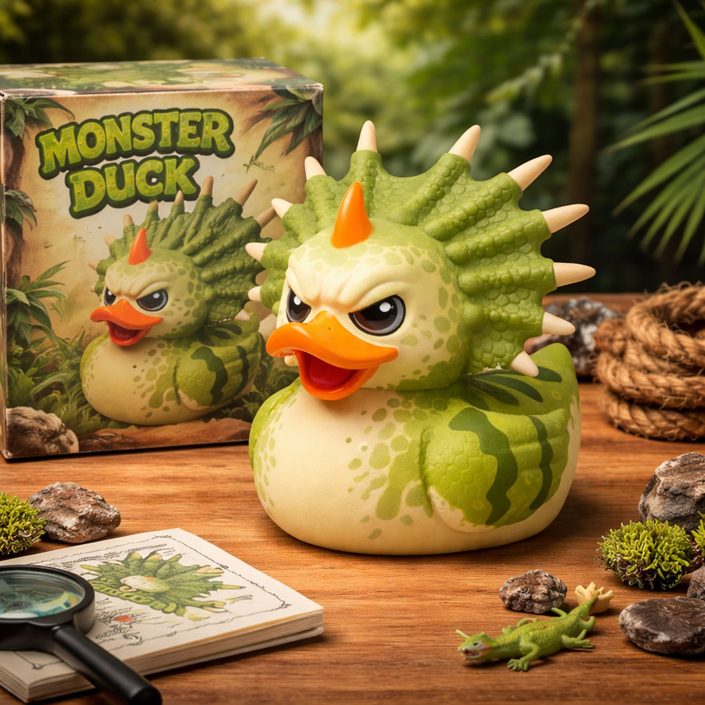 Styracosaurus Dinosaur Cosplay Rubber Duck Figurine
