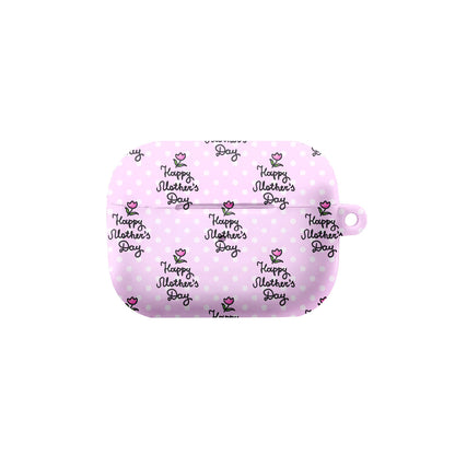 Pink Floral Happy Mother's Day AirPods Case