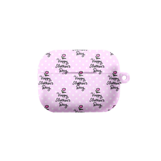 Pink Floral Happy Mother's Day AirPods Case