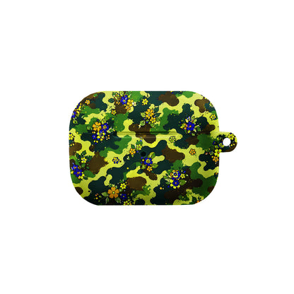 Floral Green Camouflage AirPods Case