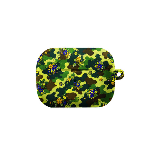 Floral Green Camouflage AirPods Case