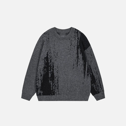 Glitch Matrix Sweater
