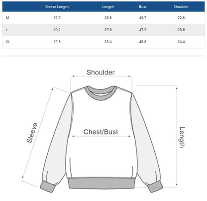 The Mind Women’s Sweater Artistic Printed Knit Thick Loose Fit O-Neck Pullover