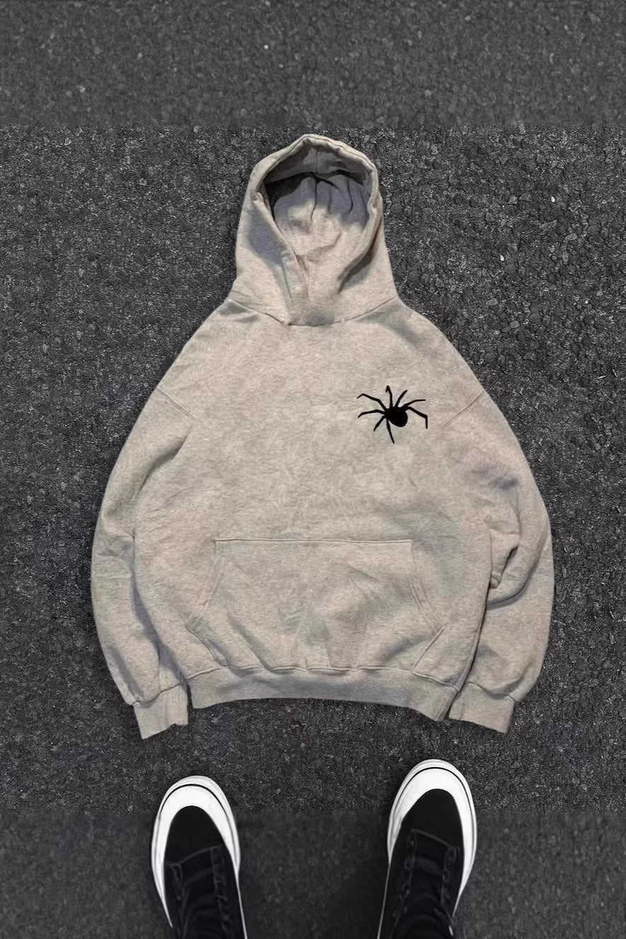 Spider Graphic Heavyweight Pullover Hoodie