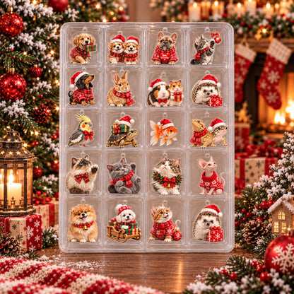 Pet Village 2026 Christmas Advent Calendar: 24-Day Countdown Keepsake Box (Blind Box)
