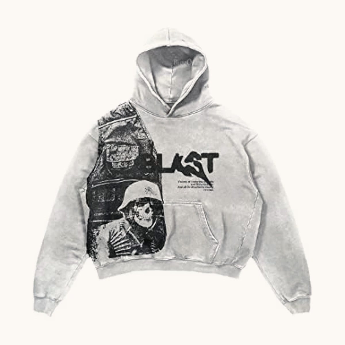Dark Fashion Design Huge Hoodie