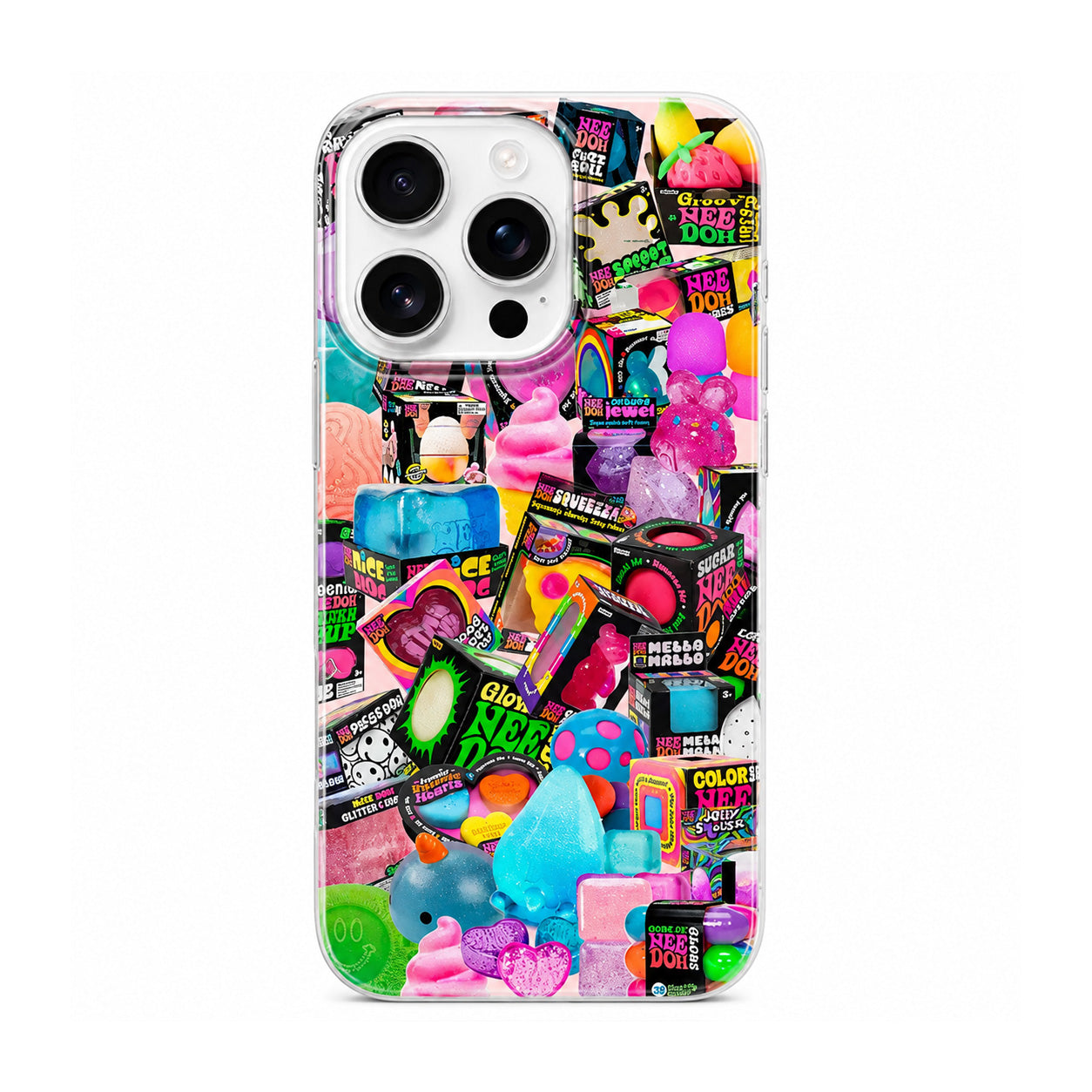 NeeDoh Stress Ball Toys Collage Phone Case