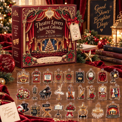2026 Theatre Lovers Christmas Advent Calendar Charms