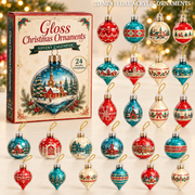 Acrylic Gloss Christmas Advent Calendar 2026 - 24-Day Festive Countdown, Acrylic Charms Blind Box - Gift For Christmas Lovers