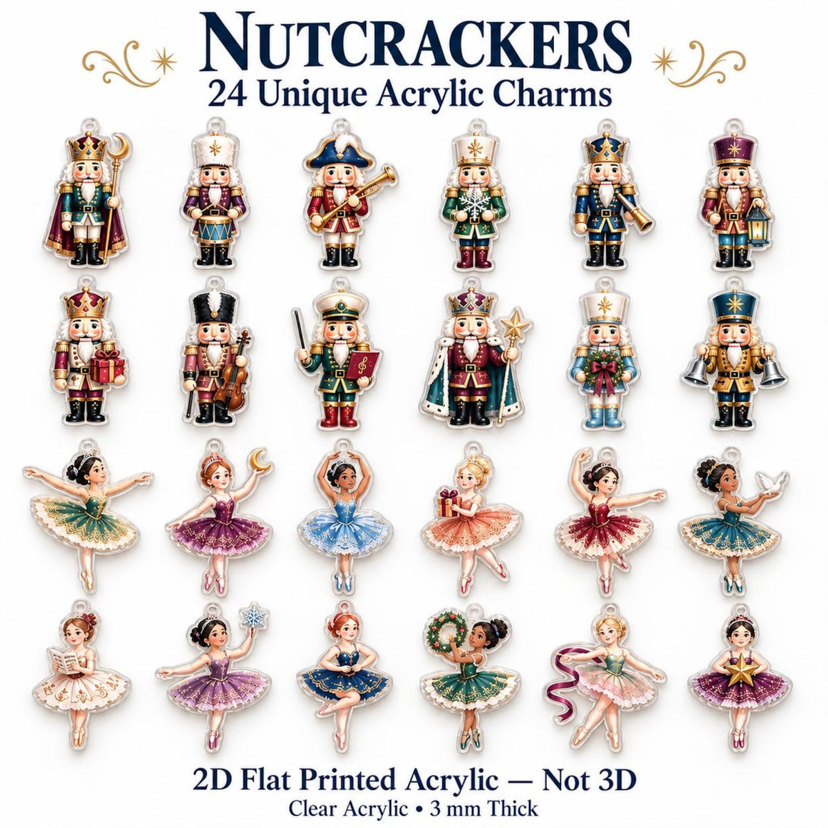 Personalized Nutcracker Advent Calendar 2026: 24-Day Countdown Box