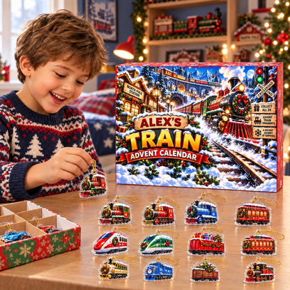 The North Pole Express Countdown - Personalized Christmas Advent Calendar