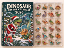 24-Day Dinosaur Christmas Advent Calendar Toys 2026