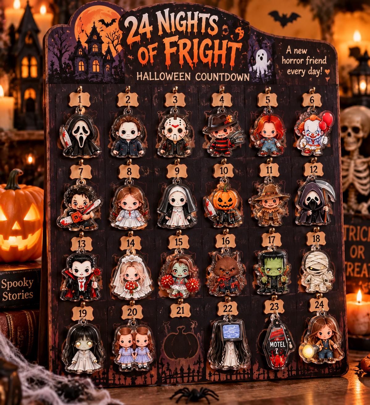 24 Nights of Fright Horror Halloween Advent Calendar