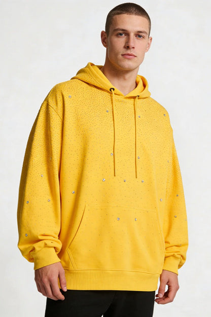 Sexy Crystal Star Hooded Pullover Hoodie