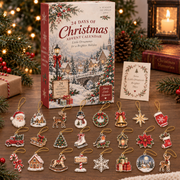 2026 Christmas Advent Calendar with 24 Mini Ornaments, 24 Days of Christmas Countdown Calendar, Festive Holiday Keepsake Decorations, Christmas Gift for Kids, Families & Ornament Lovers