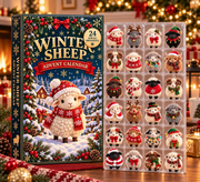 Sheep Advent Calendar 2026, 24 Acrylic Christmas Ornaments, Cute Holiday Countdown, Farm Animal Keepsake Set, Kids Christmas Gift, GIFT 2026