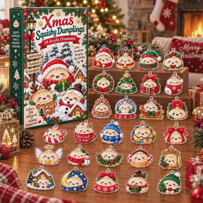 Everyday Corgi Advent Calendar 2026, 24 Day Christmas Countdown, Flat Acrylic Dog Ornaments, Gift for Corgi Lovers, Holiday Tree Decorations