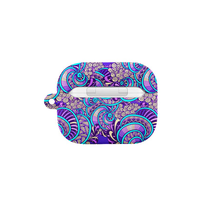 Purple Teal Mandala AirPods Case