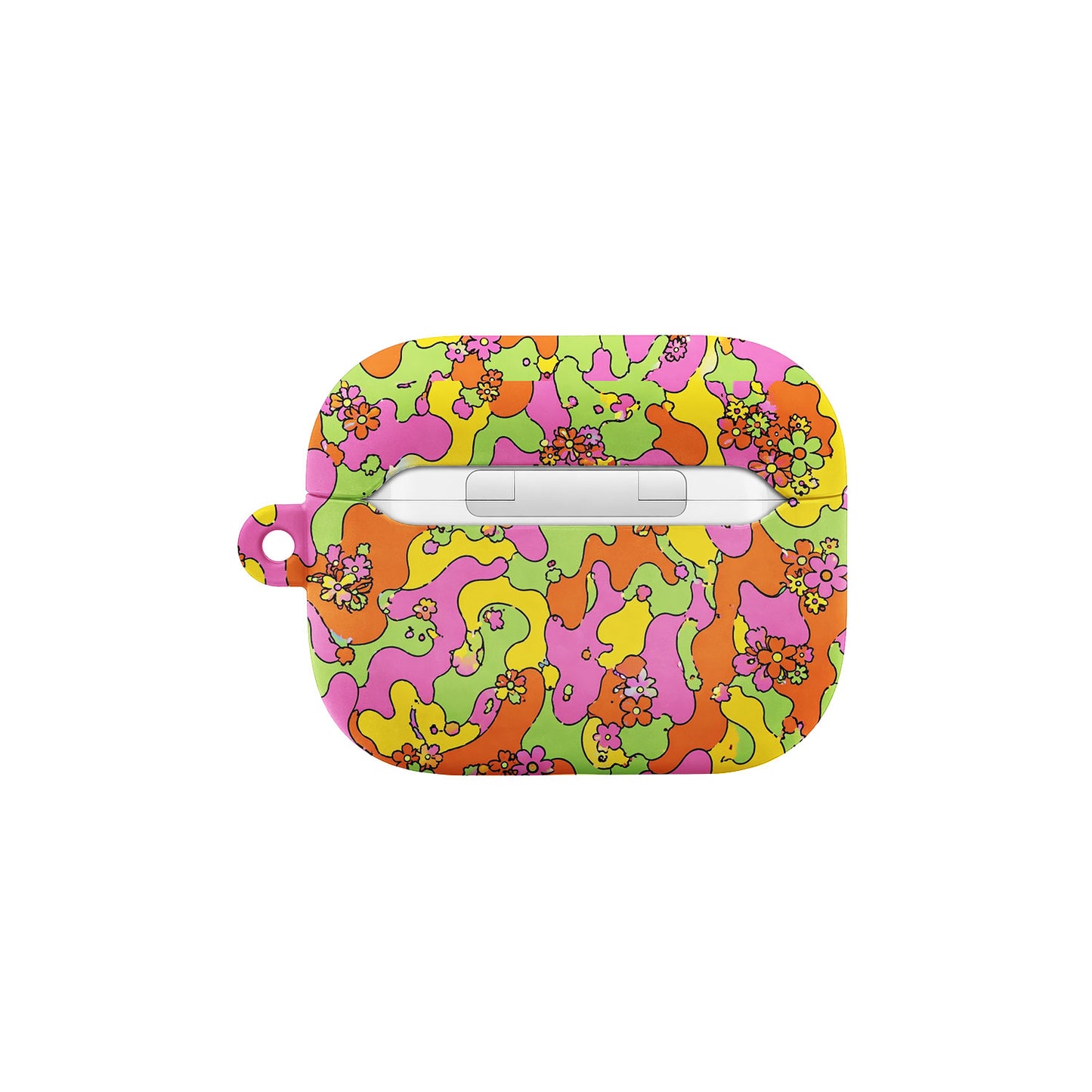 Retro Psychedelic Floral AirPods Case