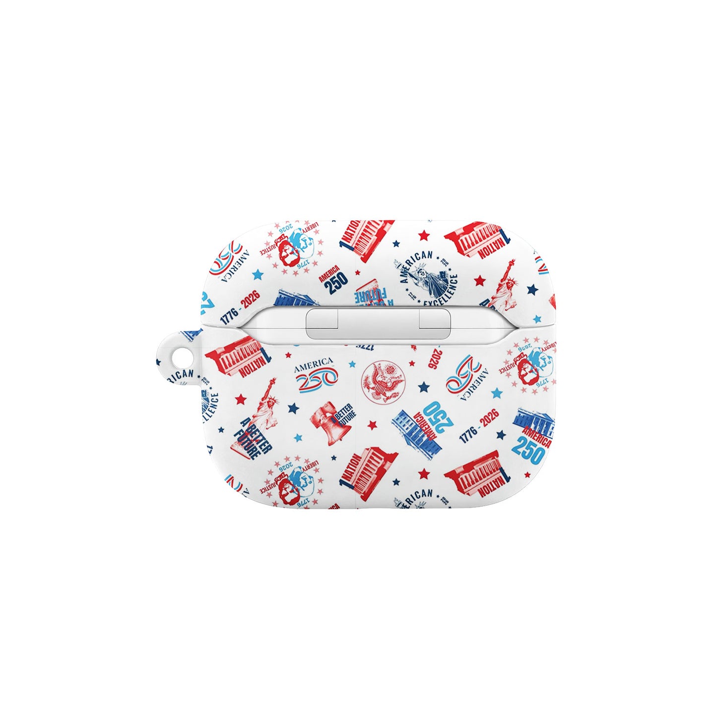 America 250 Semiquincentennial Earbud Airpod Case Cover