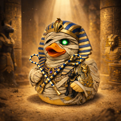 Pharaoh Mummy Rubber Duck Collectible