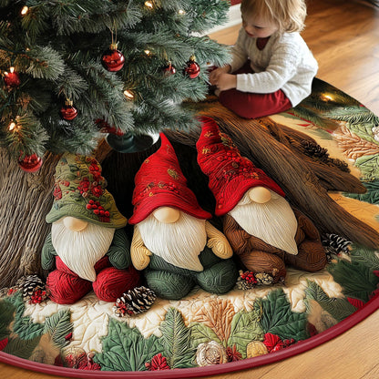 Gnomes Christmas Tree Skirt QFHH5051105