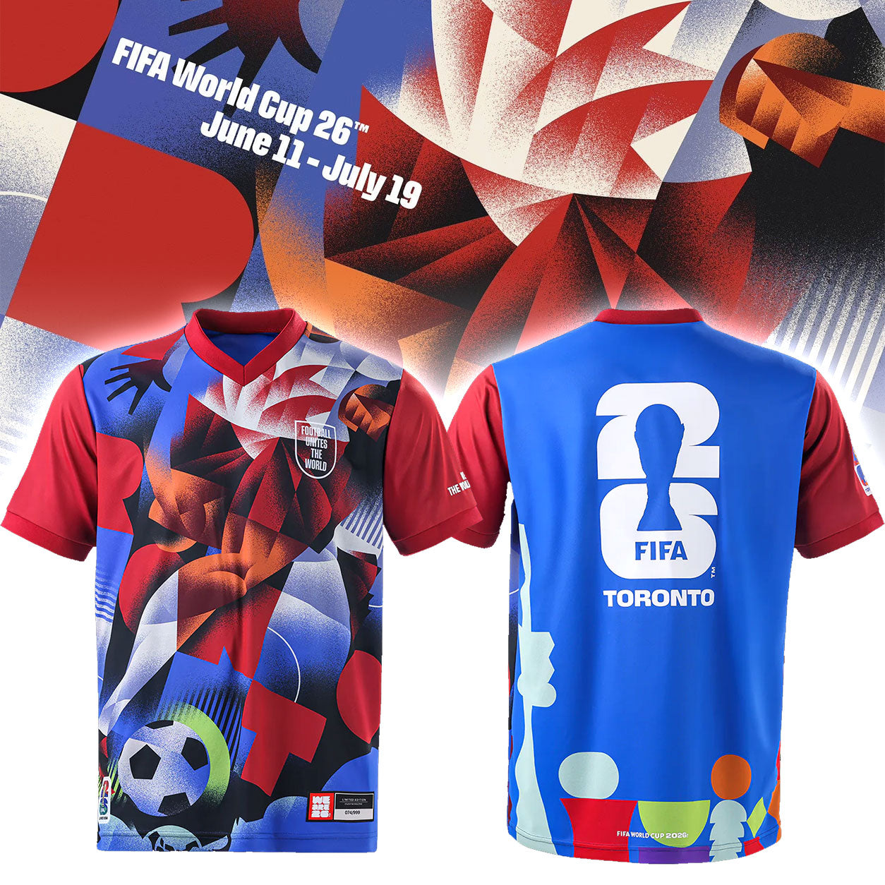 FIFA World Cup 2026 Toronto Jersey - Limited Host City Collection