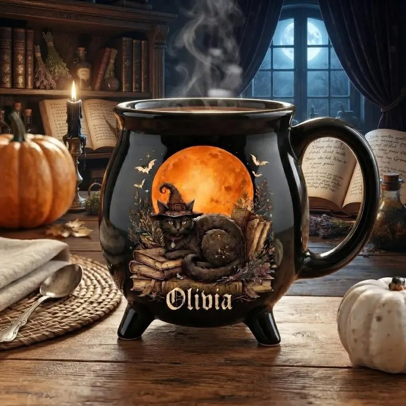 Personalized Witch Cauldron Mug