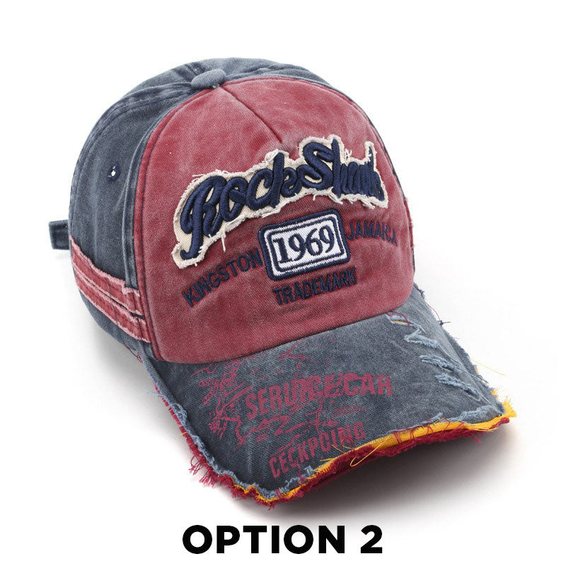 1969 Retro Washed Letter Embroidered Baseball Cap