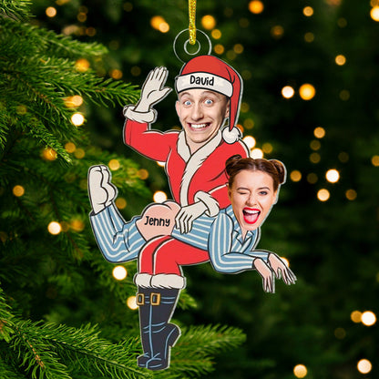 Custom Photo Gifts For Couple Christmas Ornament 05ohtn141024