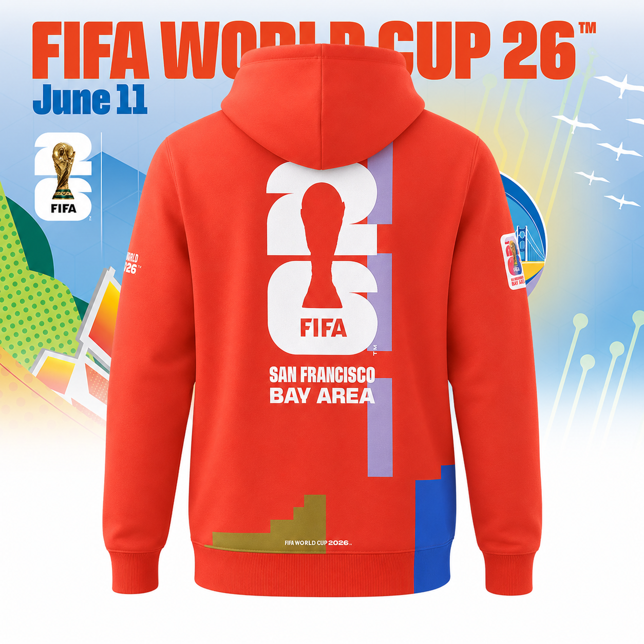 FIFA World Cup 2026 San Francisco Hoodie - Limited Edition Host City Collection