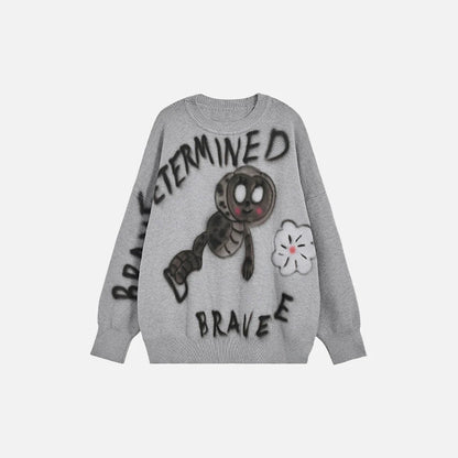 Y2K Brave Soul Sweater