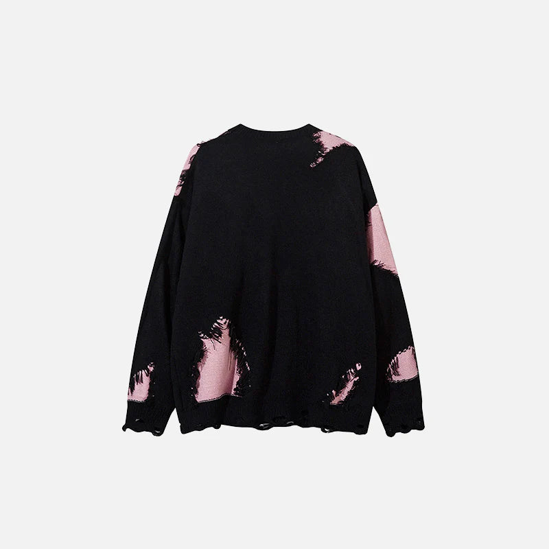 Ragged Rebel Distressed Knit Sweater