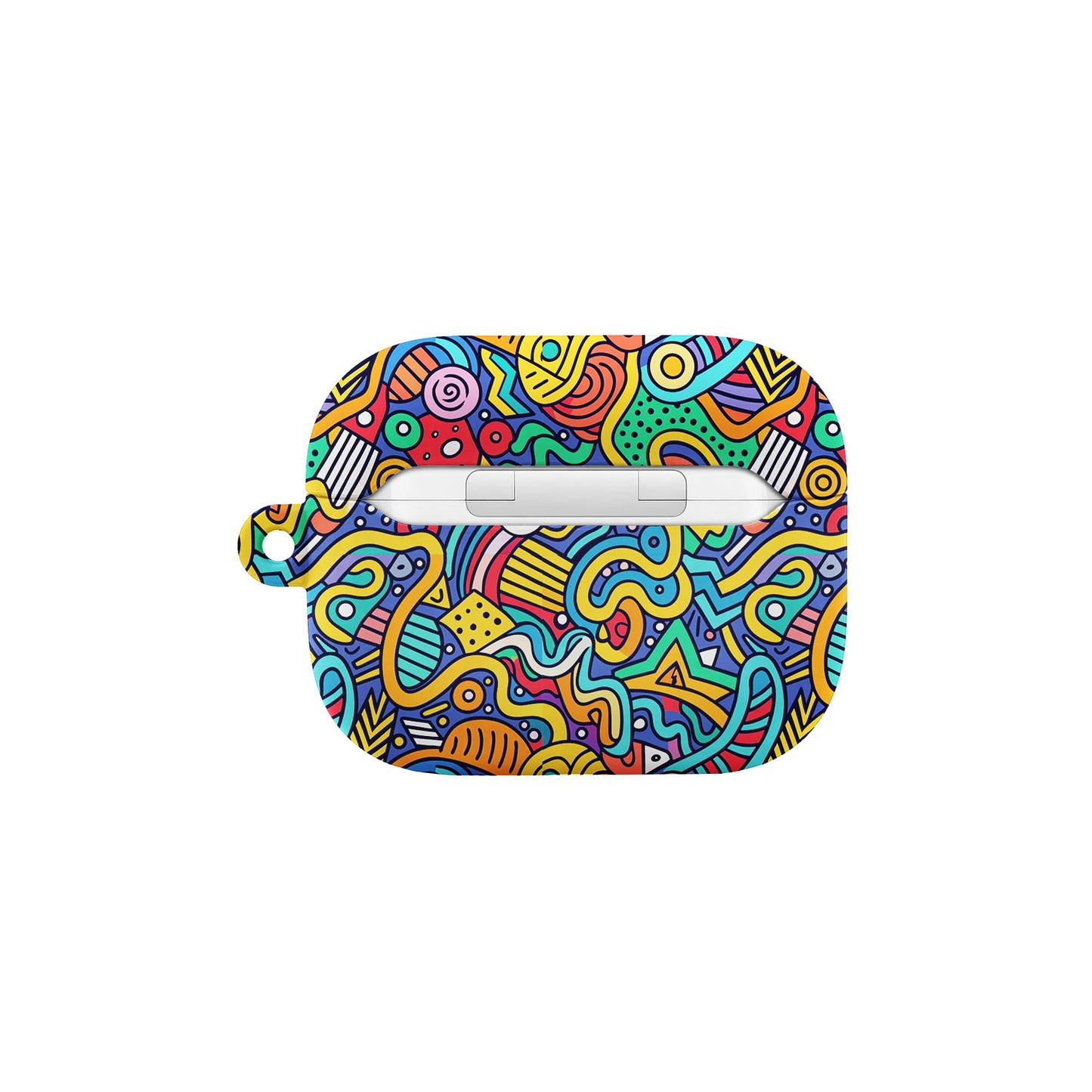 Colorful Abstract Doodle AirPods Case