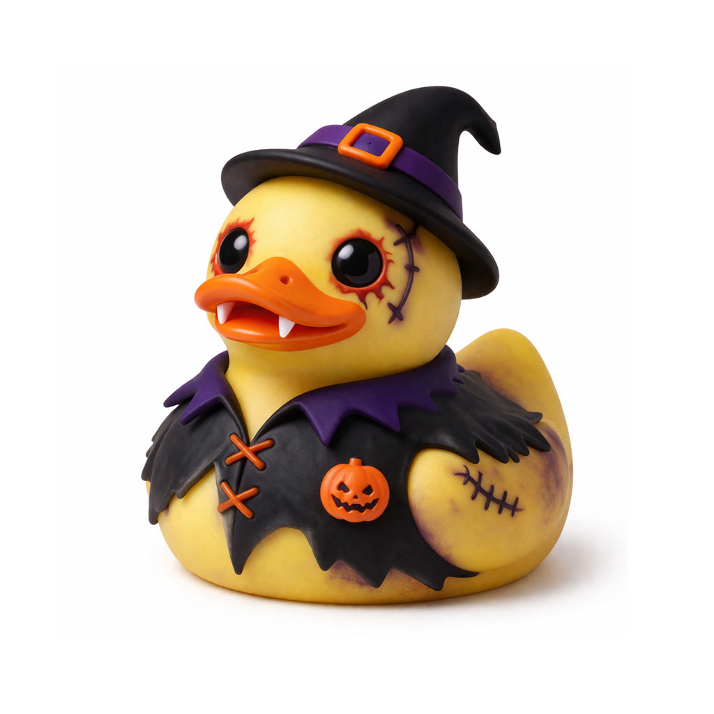 Halloween Zombie Witch Rubber Duck