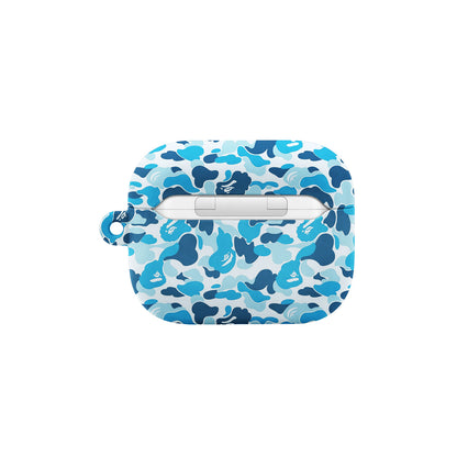 Blue Camo Protective AirPods Case