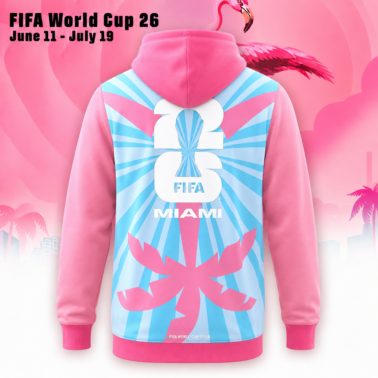 FIFA World Cup 2026 Miami Hoodie - Limited Edition Host City Collection