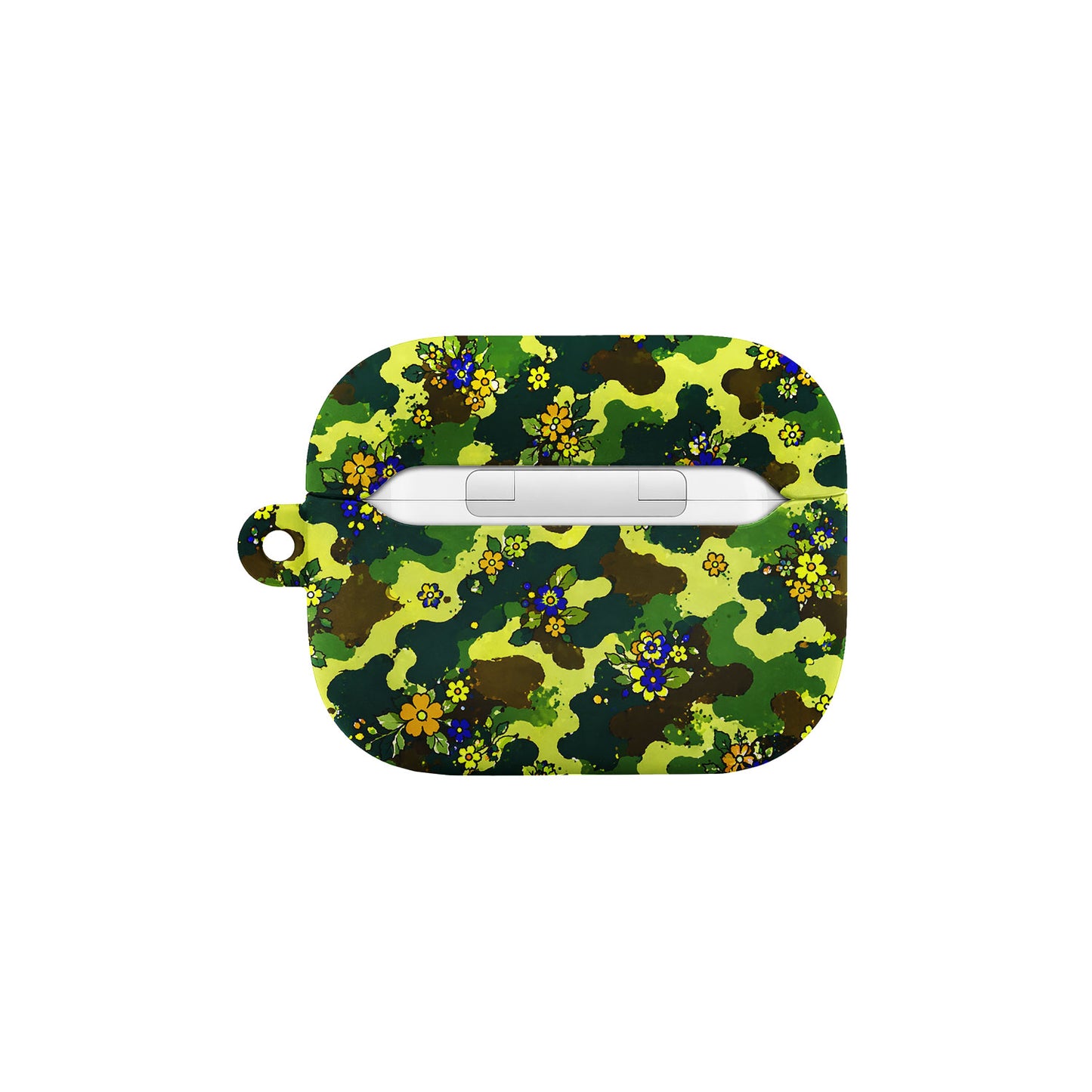 Floral Green Camouflage AirPods Case