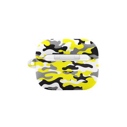 Yellow Grey Camo AirPods Case