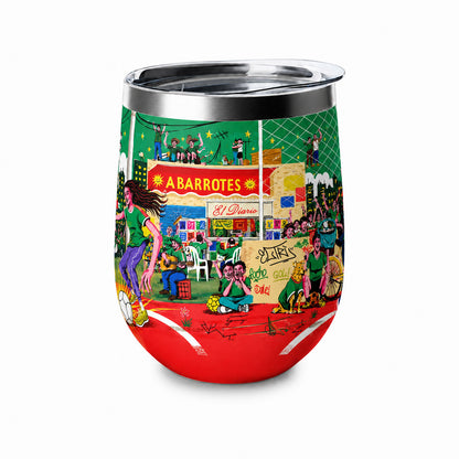 Mexico Football Insulated Wine Tumbler