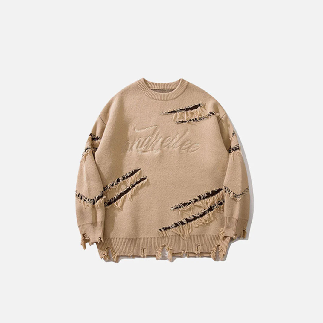 Ripped Artisan Sweater