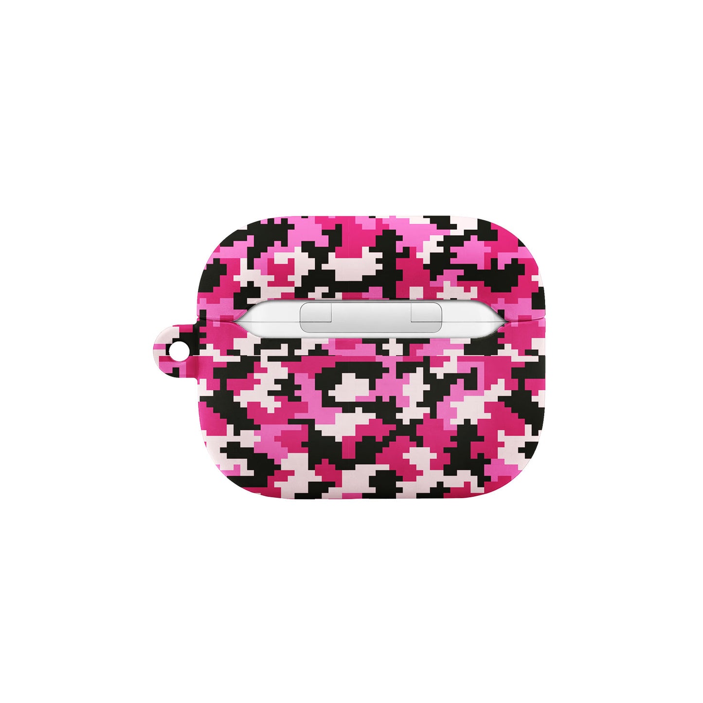 Pink Pixel Digital Camo AirPods Case