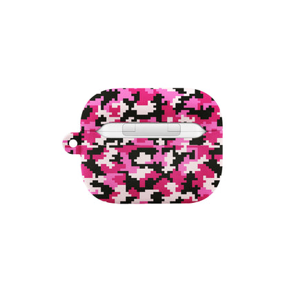 Pink Pixel Digital Camo AirPods Case
