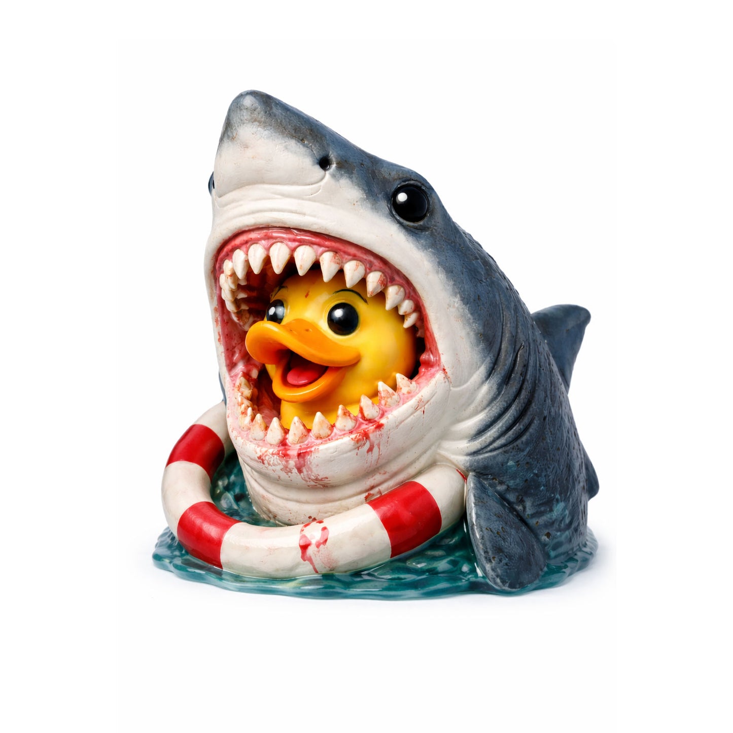 D-Shark Bath Toy Rubber Duck