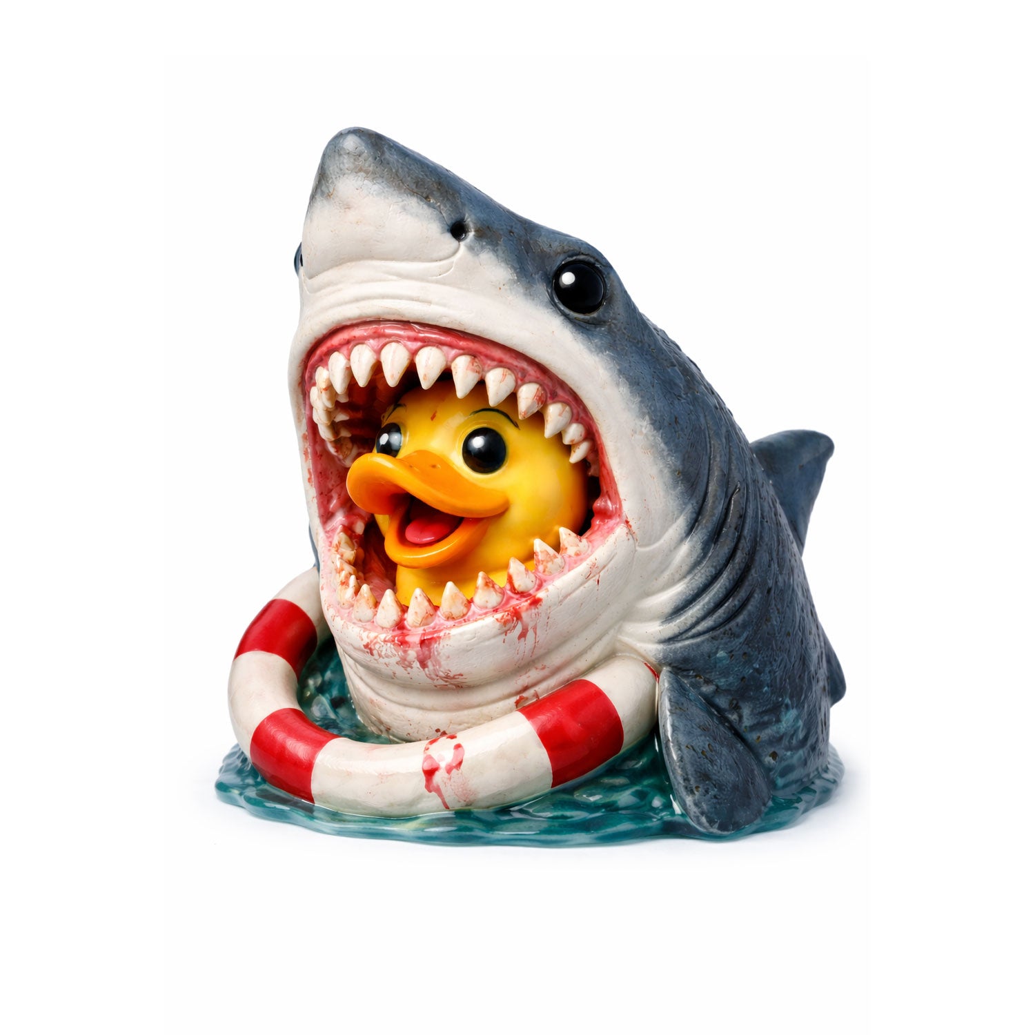 D-Shark Bath Toy Rubber Duck