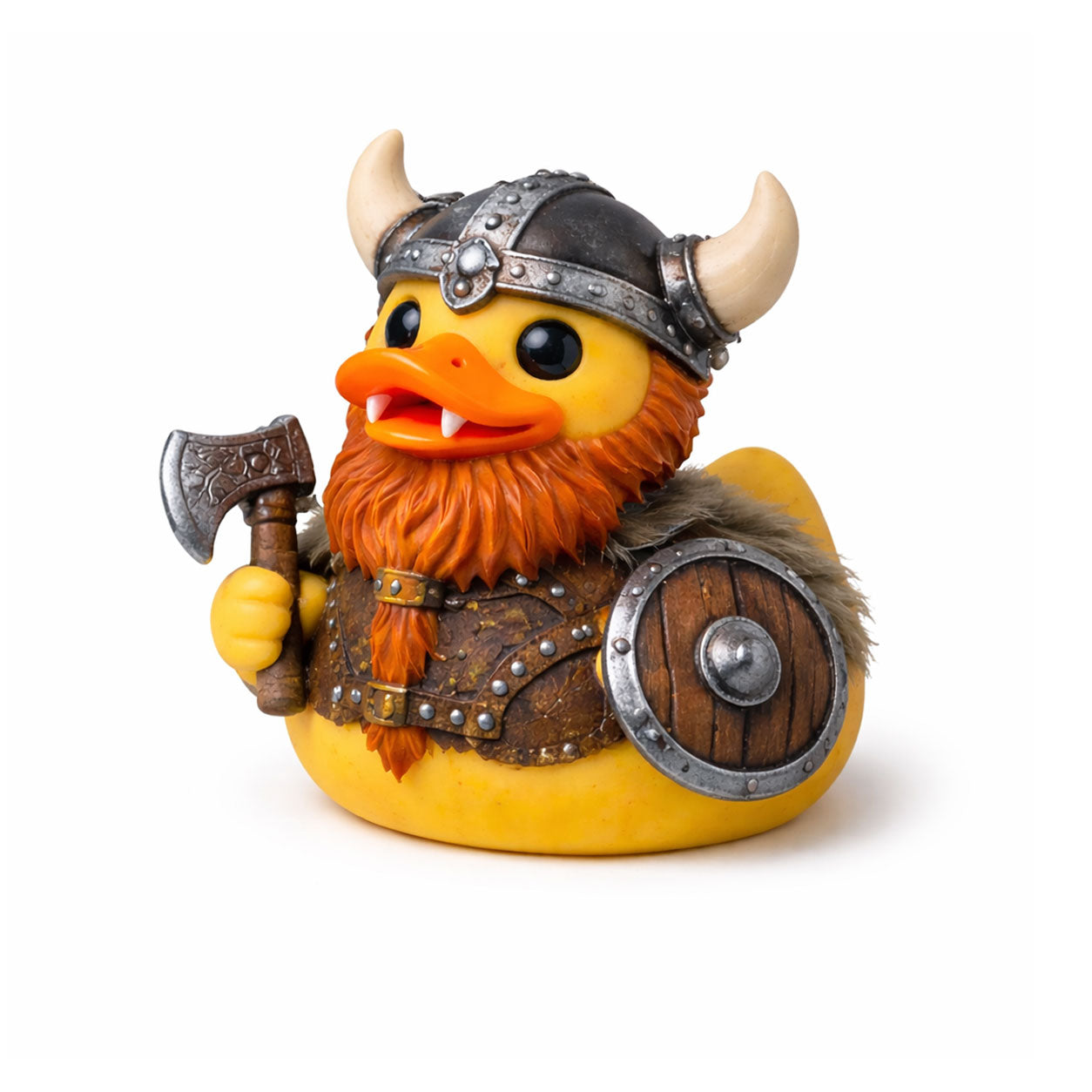 Viking Warrior Bearded Rubber Duck Collectible