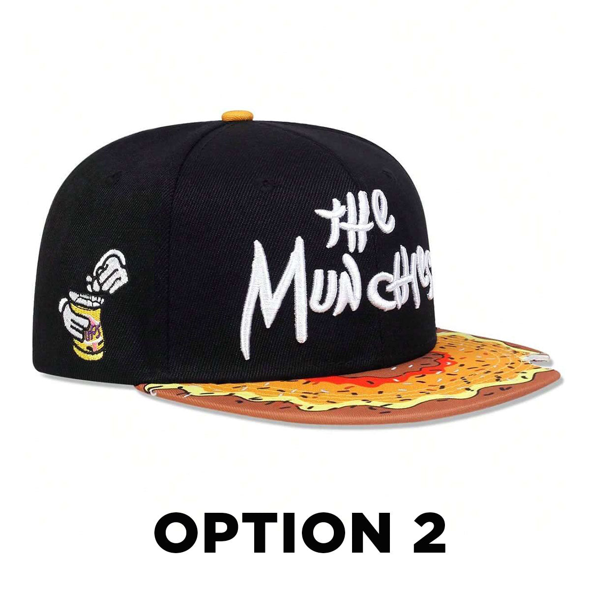 Men's Letter Embroidery Donut Print Hip Hop Baseball Cap
