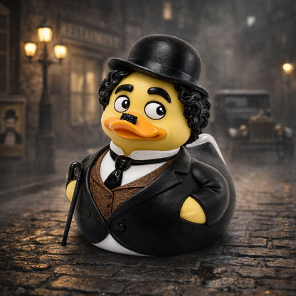Chaplin Silent Film Rubber Duck Collectible
