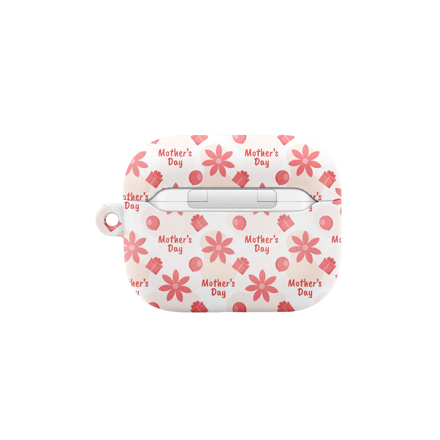 Mother's Day Pink Flower & Gift Earbud Airpod Case