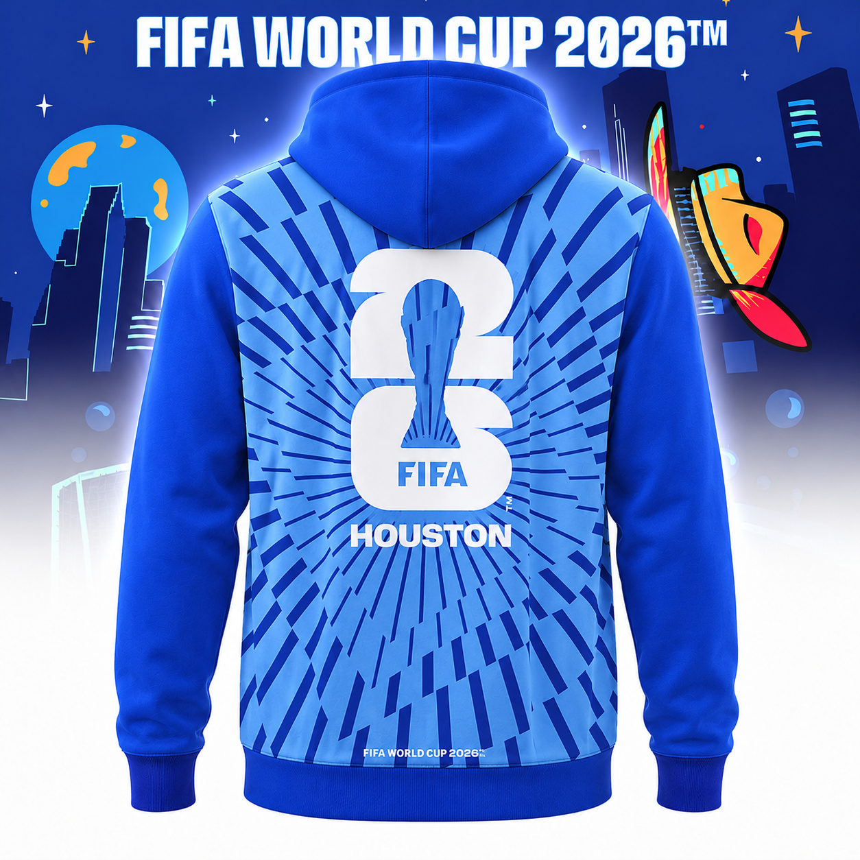 FIFA World Cup 2026 Houston Hoodie - Limited Edition Host City Collection